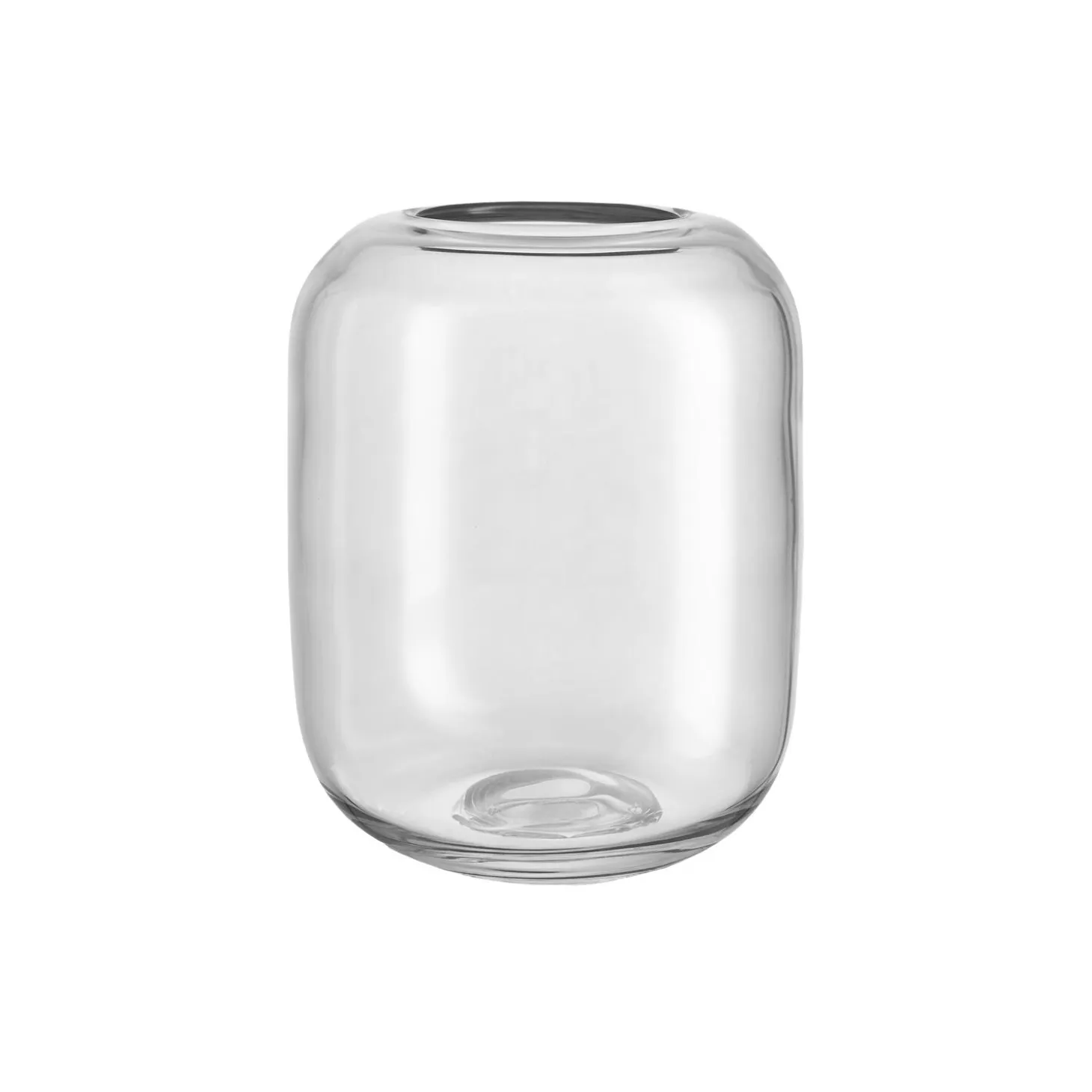 Acorn vase, clear