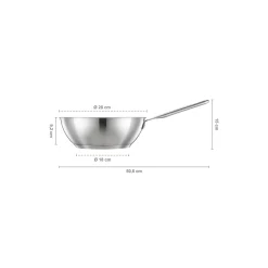All Steel Pure wok Ø 28 cm