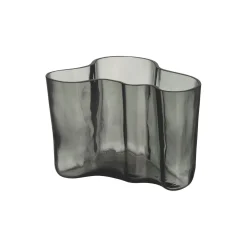 Alvar Aalto vase 14 cm, mørk grå