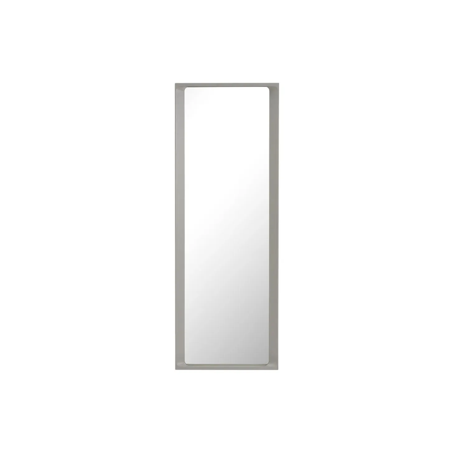 Arced Mirror, light grey