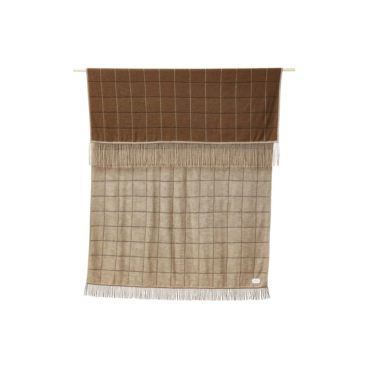 Aymara Throw, new square brown