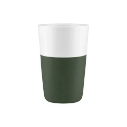 Cafe Latte-krus 2 stk., emerald green