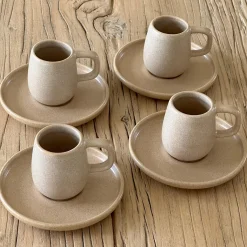 CAPRI Espresso Sæt, mat taupe
