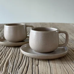 CAPRI Tesæt, mat taupe