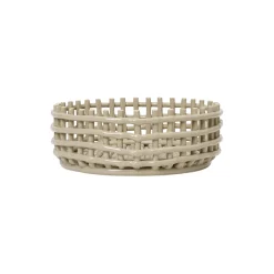 Ceramic Centrepiece, cashmere