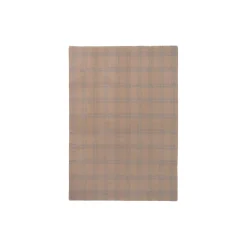 Check plaid, camel/light grey