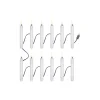 Christmas string 12 candles USB-C, white