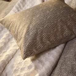 Cotton Sateen Pillowcase, stone/white/beige