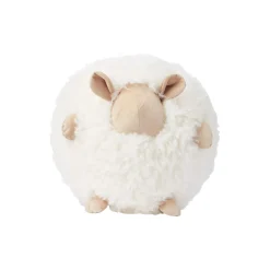Cute Sheep rund pude Ø 34 cm, white/beige