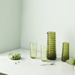 Danish Summer Carafe, olive green