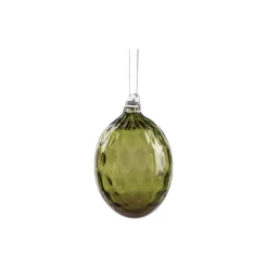 Danish Summer Easter Egg, olive green