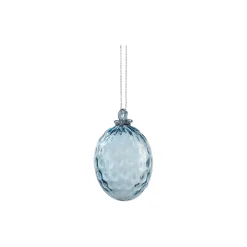 Danish Summer Easter Egg, blue smoke
