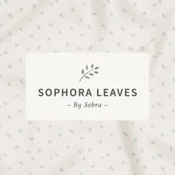 2-delt babysengetøj, sophora leaves