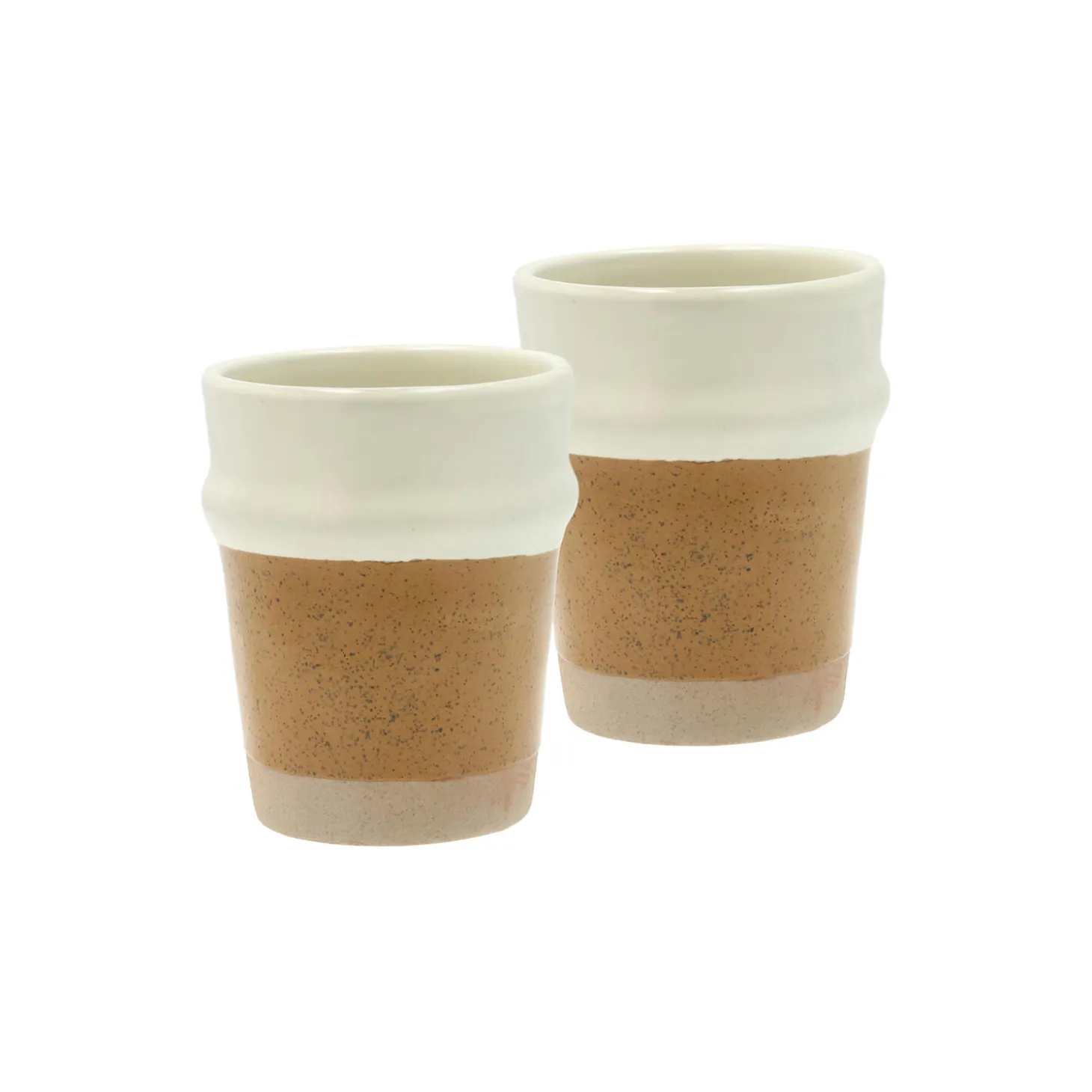 Evig krus 2 stk., amber/creme