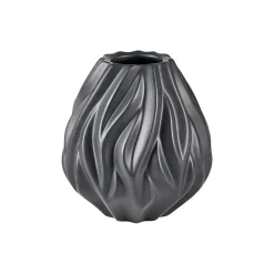 Flame vase, sort