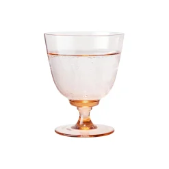 Flow glas på fod, champagne