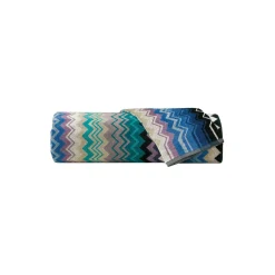 Giacomo håndklæde, 170 turquoise multi colour