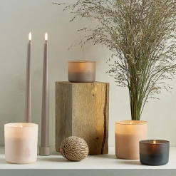 Glass Candle, grey