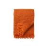 Gotland uld plaid, orange