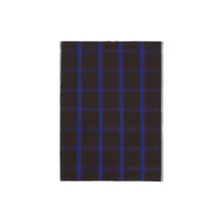 Hale Tea Towel, chocolate/bright blue