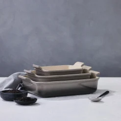 Heritage rektangulært fad 19 cm, flint