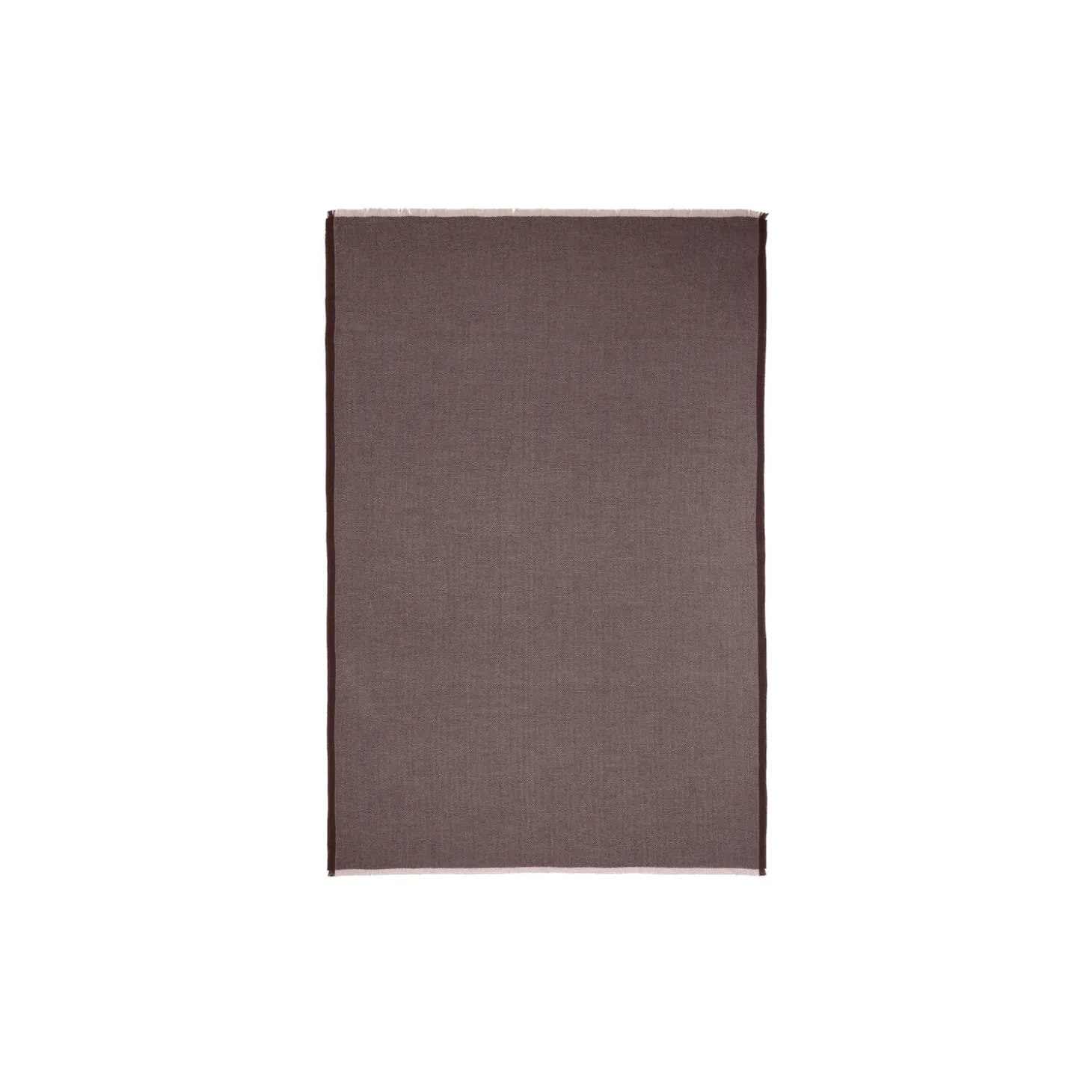 Herringbone plaid, chocolate/beige