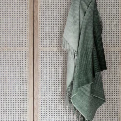 Horizon plaid, botanic green