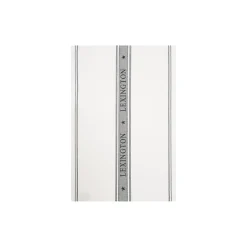 Icons Cotton Jacquard Star Kitchen Towel, white/black