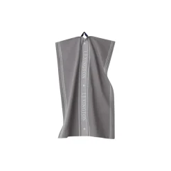 Icons Cotton Jacquard Star Kitchen Towel, gray/white
