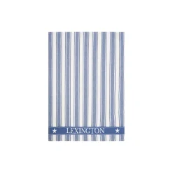 Icons Cotton Twill Waffle Striped viskestykke, blue/white
