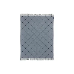 Icons Signature Star Recycled Wool Throw, navy/white