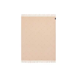 Icons Signature Star Recycled Wool Throw, beige/white