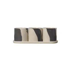 Inlay Herb Pots, sand/brown
