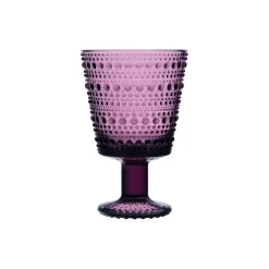 Kastehelmi glas på fod 2 stk., calluna