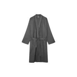 KIMONO+ morgenkåbe med for, slate