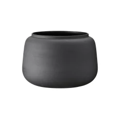 Klassisk vase bred lille, sort