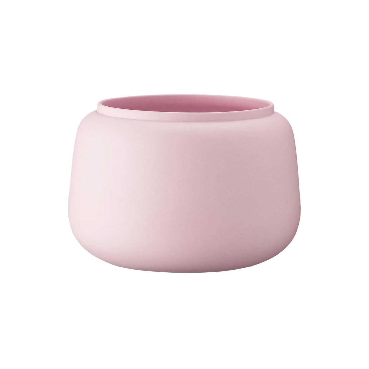 Klassisk vase bred stor, gammelrosa