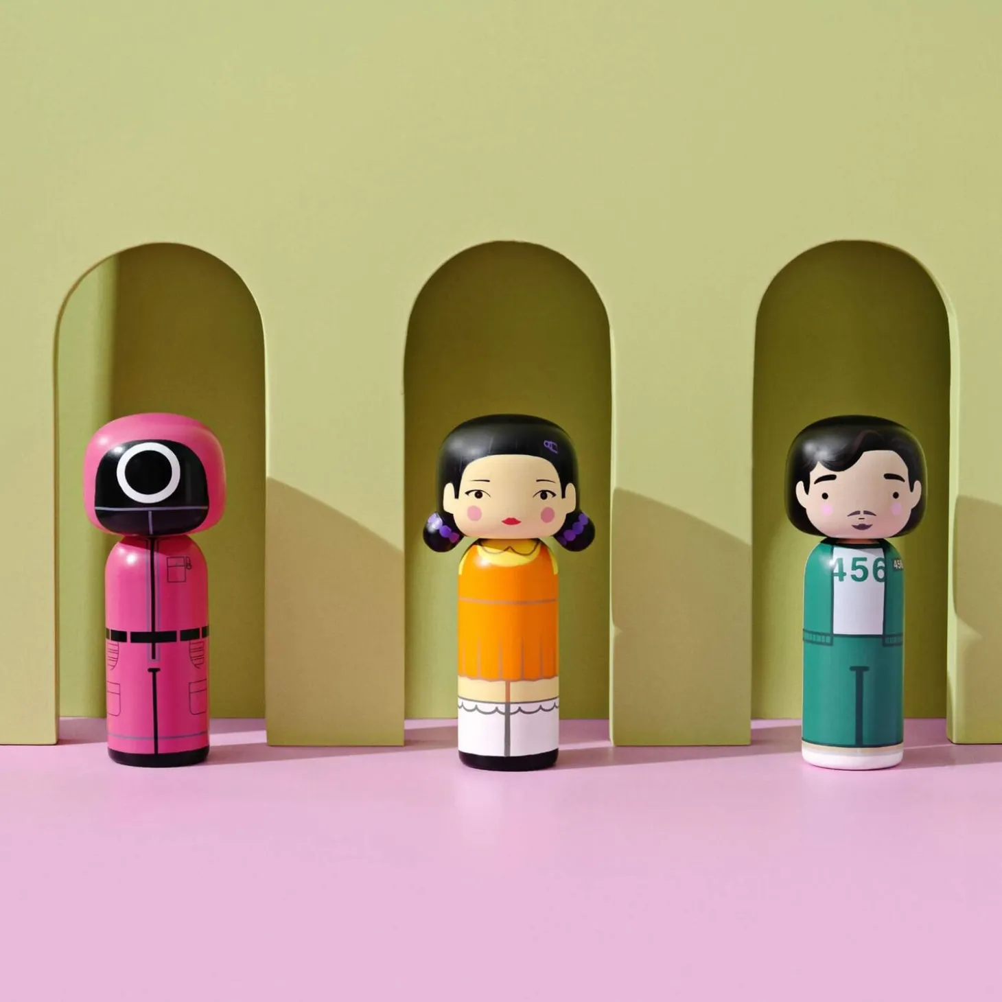 Kokeshi Maskeret arbejder