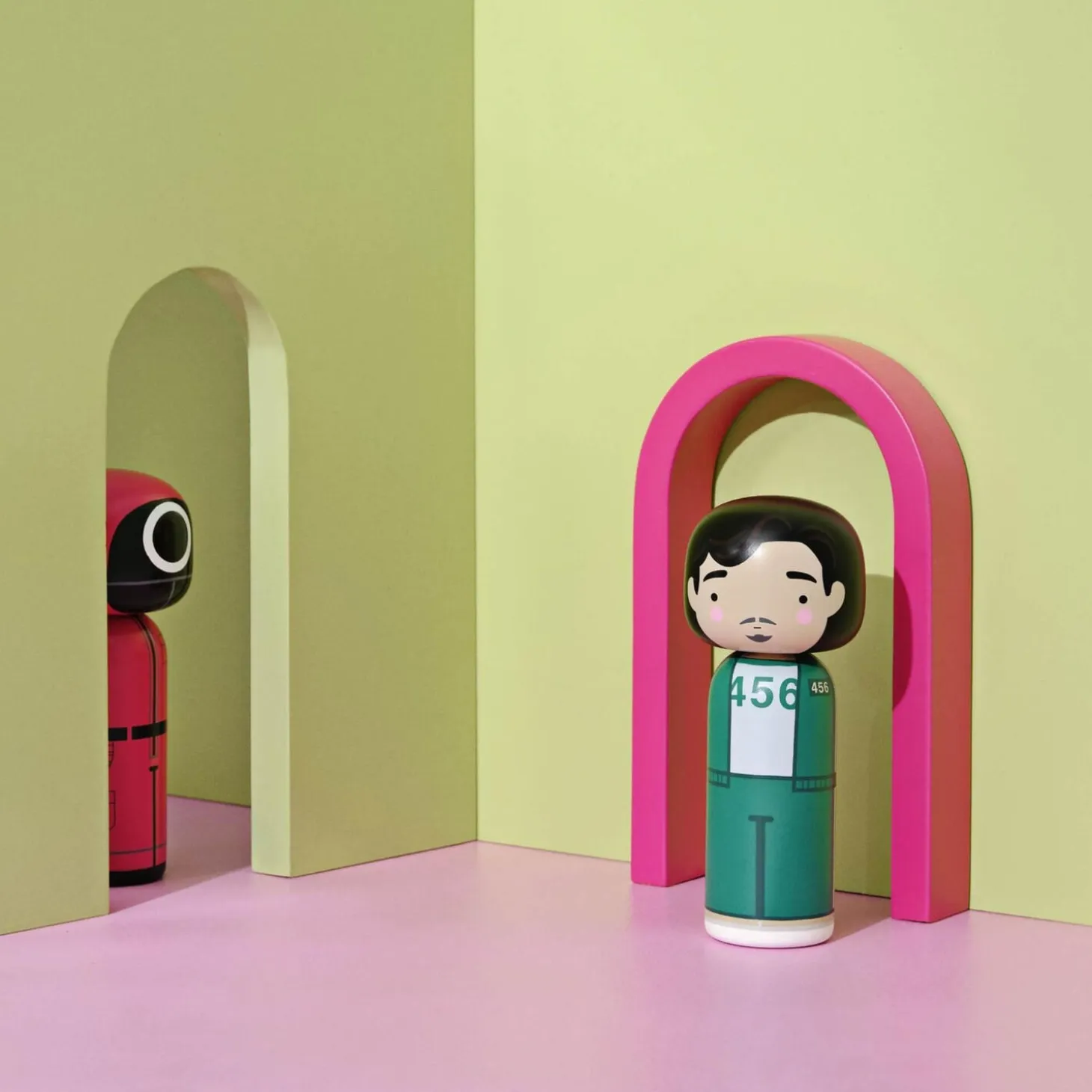 Kokeshi Maskeret arbejder