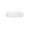 KOPPEL ovalt serveringsfad 23 cm, hvid