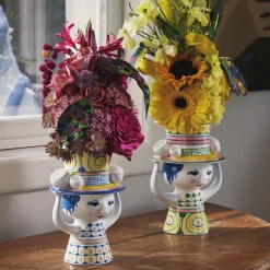 Lady with Hat vase, grøn