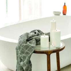 LED Pillar Candle 10 cm, nordic white