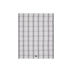Linen/Cotton Kitchen Towel, white/black