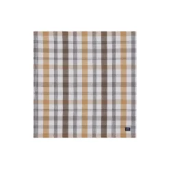 Linen/Cotton Napkin, olive/white/stone