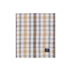 Linen/Cotton Tablecloth, olive/white/stone