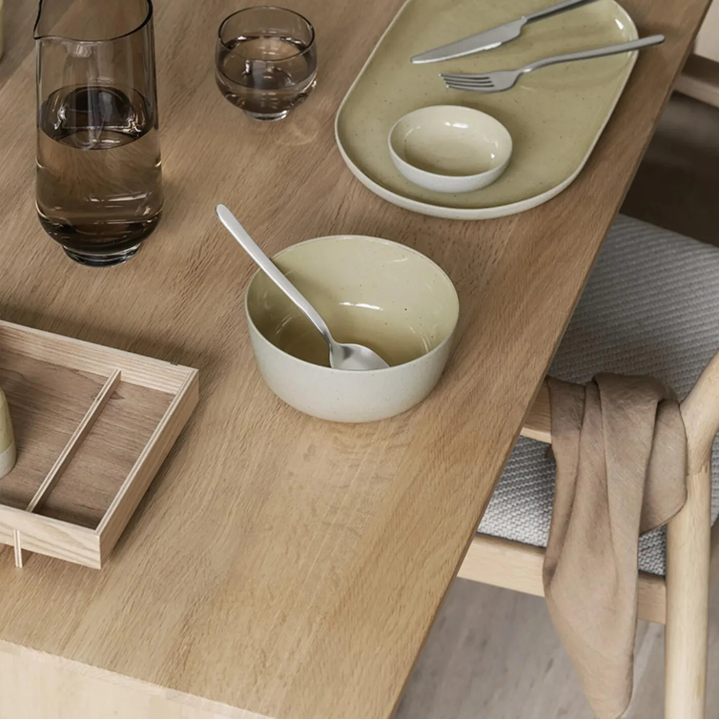 LINEO Napkin, tan