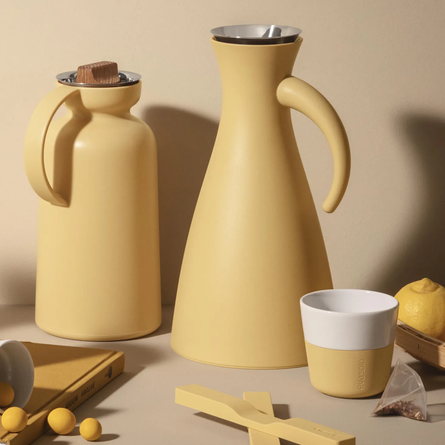 Lungo-krus 2 stk, golden sand