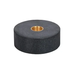 Marble base Candleholder, black