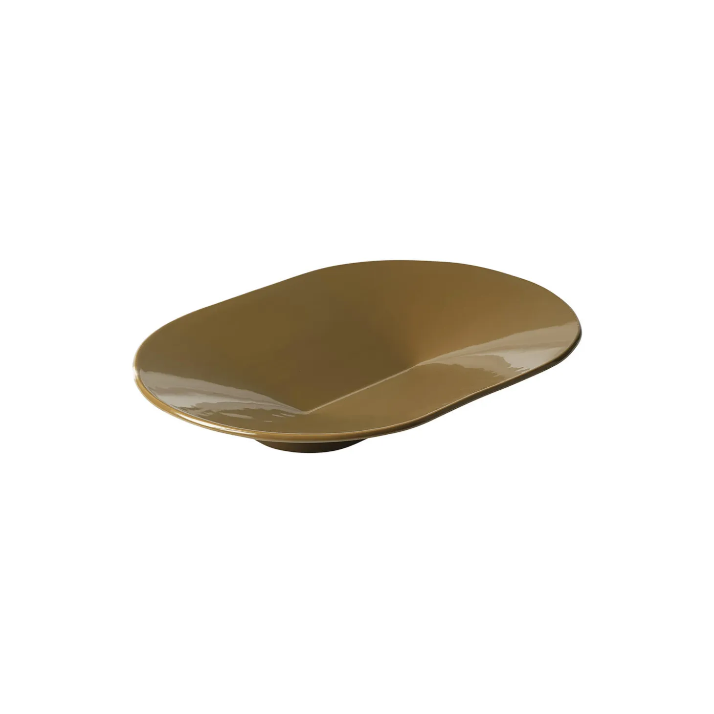 Mere Bowl, brown green