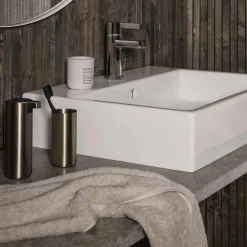 MODO Toothbrush Holder, brass/metallic finish